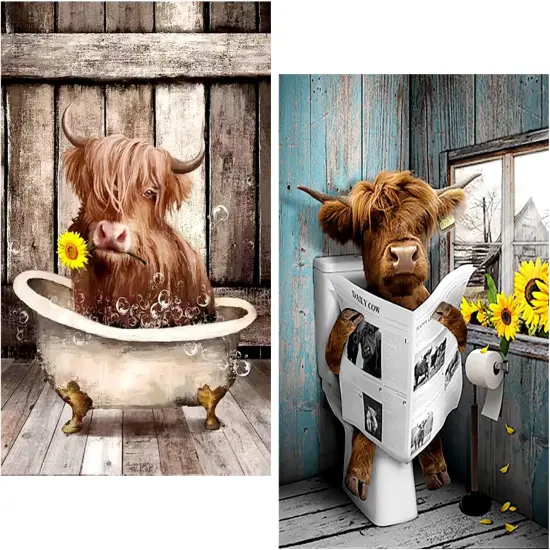 Cow Diamond Art Kits - Diamond Painting Cow DIY 5d Diamond Painting Kits {1}