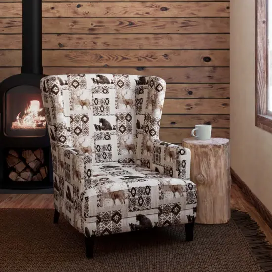 Den Brownstone - Brown Novelty Upholstery Fabric 54 Inches" {2}