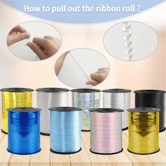 500 Yard Bright Gold Balloon String {3}