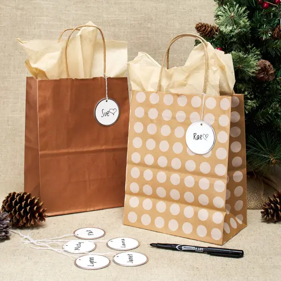 Avery Metal Rim Key Tags, 2-1/4" Diameter Tag, Includes Strings, White, 500 Tags (14316) {4}