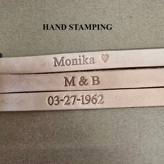 Vegetable-Tanned Leather Wristbands 1/2" &ndash; Craft, Tool, and Personalize Your Own Bracelets (10 pack) {4}