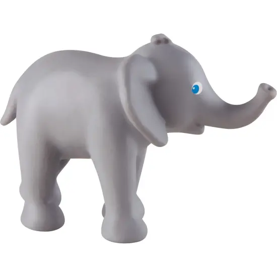 HABA Little Friends Baby Elephant - 3" Chunky Plastic Zoo Animal Toy Figure Multicolor {3}