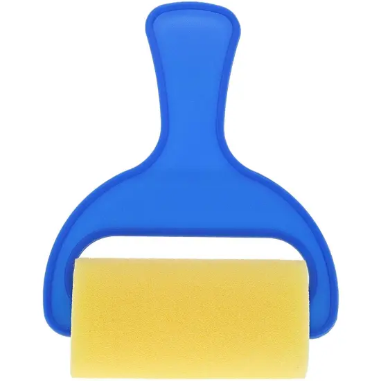 Foam Brayer Paint Rollers (5 x 4 x 1.6 In, 15-Pack) Blue {6}