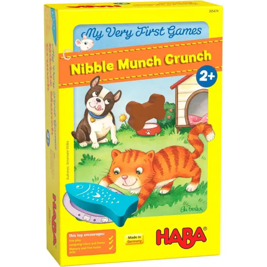 My Very First Games: A Memory & Matching Game for Toddlers Ages 2+, Nibble Nibble Munch Crunch, Preschool Learning Activities, Made in Germany Multicolor {1}