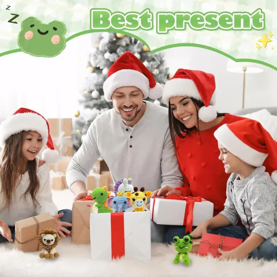 Crochet Kit for Beginners - Crochet Starter Kit with Step-by-Step Video Tutorials, Learn to Crochet Kits for Adults and Kids, DIY Knitting Supplies, Six Pack Animals {5}