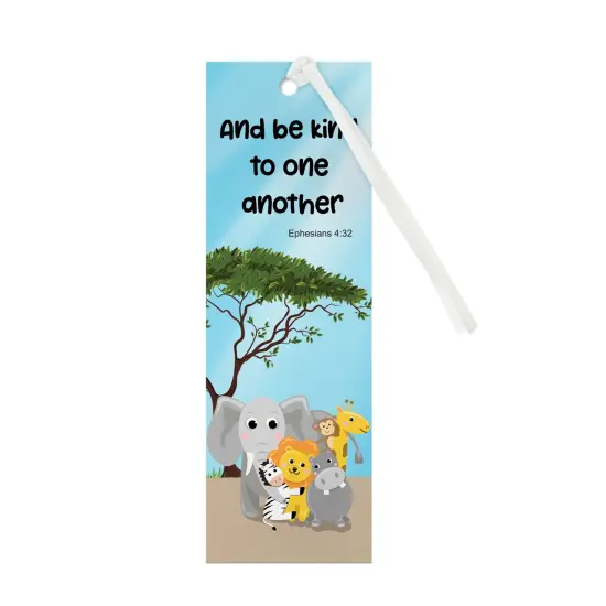 72 Pack Christian Bookmarks Bulk, Religious Scripture, 12 Bible Verse Quotes for Kids (6 x 2 x 0.1 In) Multicolor {6}