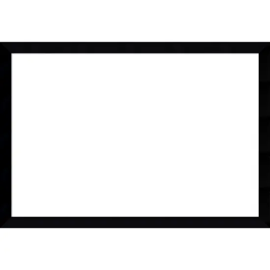 Black Museum Framed Dry Erase Magnetic Board {1}