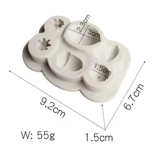 Nuts and Berries Silicone Mold {6}