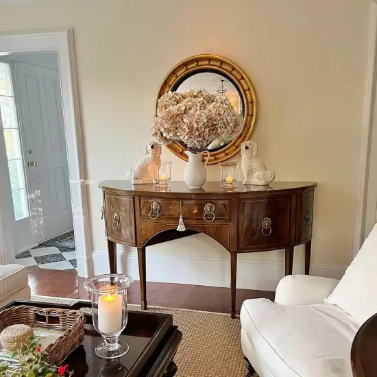 5 Pcs Light Coffee Silk Hydrangeas - 20'' {3}