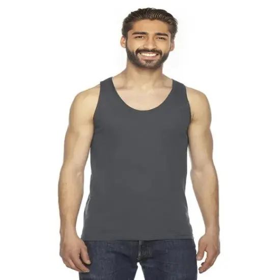 American Apparel&reg; Unisex Fine Jersey Tank - 2408 Black {6}