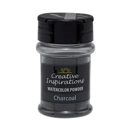 Creative Inspirations Powder Watercolor Paint 3 Pack - 38g Shaker Bottle, Charcoal - Dye-Based Water-Soluble Crystalline Pigments - Non-Toxic, Perfect for Abstract and Spontaneous Effects {3}