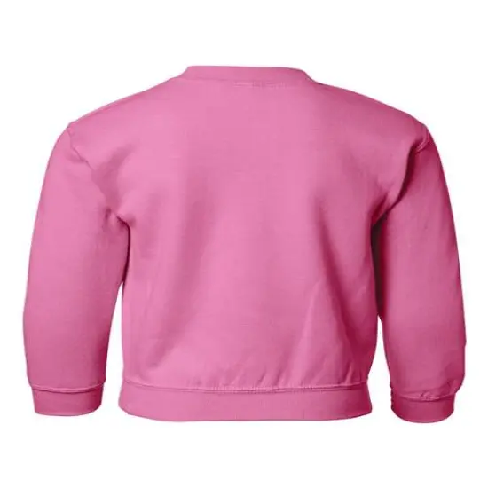 Gildan&reg; Heavy Blend Youth sweatshirt Safety Pink {3}
