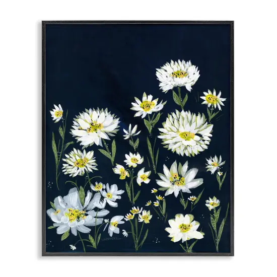 Stupell Industries Deep Meadow on Black Framed Giclee Wall Art Design by Leeza Hernandez {1}