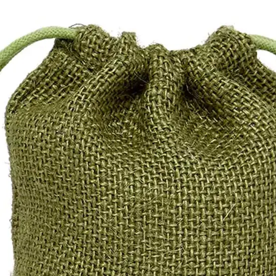 Colored Jute Bag 3" x 5" Bright and Eco-Friendly {4}