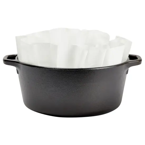 50 Pack Parchment Paper Dutch Oven Liners, Round Baking Sheets (White, 20 Inches) {6}