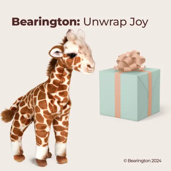 Bearington Twiggie Plush Giraffe Stuffed Animal, 15 Inch, For Ages 3-14 Brown {5}