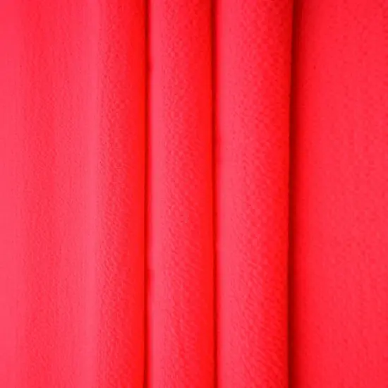 1 Yard Solid Ghost Bubble Crepe Fabric, Lightweight Textured Stretch 57/58" Wide for Apparel COGNAC {4}