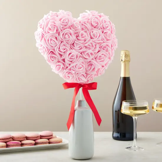 Juvale 100 Pack Light Pink Artificial Flowers - 3 Inches, Fake Carnations for Wedding, Bridal Shower & Valentine's Day Decorations, Arts and Crafts {2}