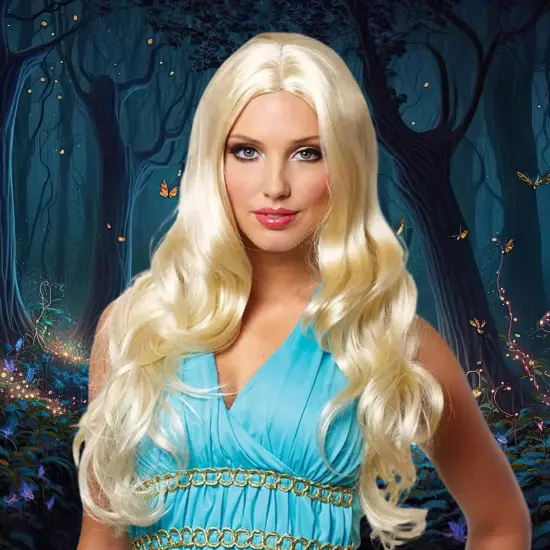 Goddess Adult Blonde Costume Wig {3}