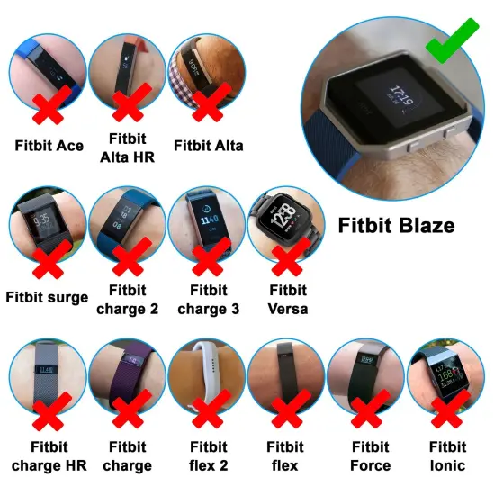 Insten 2.7' Replacement USB Charging Cable Cradle compatible with Fitbit Blaze Smart Fitness Watch - Black, Manufactured by Juvo Plus, Inc. {2}
