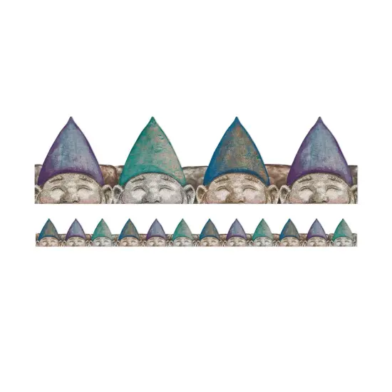Curiosity Garden Peeking Gnomes Extra Wide Deco Trim&reg;, 37 Feet Per Pack, 6 Packs {3}