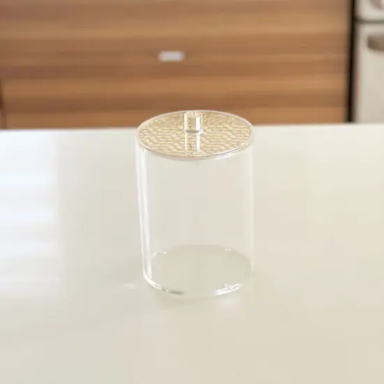 Lucite Cookie Jar with Laser Cut LId {2}