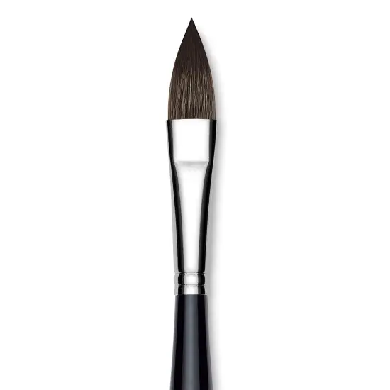 Da Vinci Casaneo Synthetic Squirrel Watercolor Brush - Pointed Oval Wash, Size 16, Short Handle, Synthetic {1}