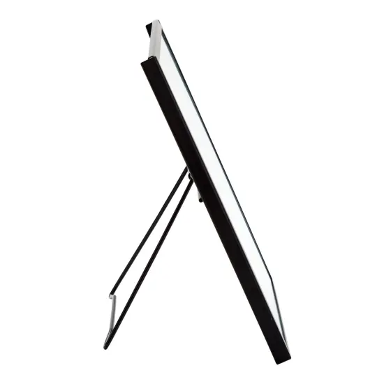 8 Pack Black Glass Frame for Pressed Flowers, 5 x 7 Inch Photos, Floating Picture Frames (6.9 x 8.9 In) {6}