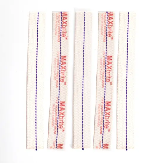 Lehman's 1" Wide Flat Wick for Kerosene Oil Lamps 100% Cotton 8" Long Pack of 5 {1}