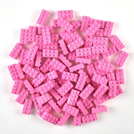 Strictly Briks Classic Bricks Starter Kit, Pink, 96 Pieces, 2x4 Studs, Building Creative Play Set for Ages 3-14, 100% Compatible with All Major Brick Brands {1}