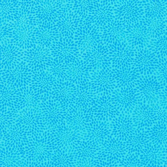 Blue Fusions Cyan Cotton Wideback Fabric Per Yard {1}