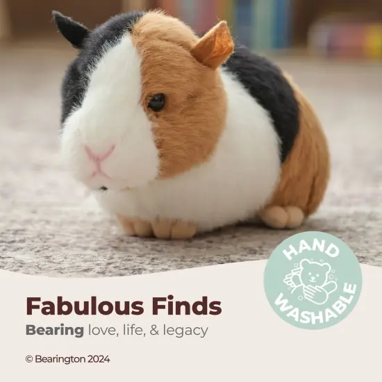 Bearington Scooter Plush Guinea Pig Stuffed Animal, 8 Inch, For Ages 1-14 Brown {3}