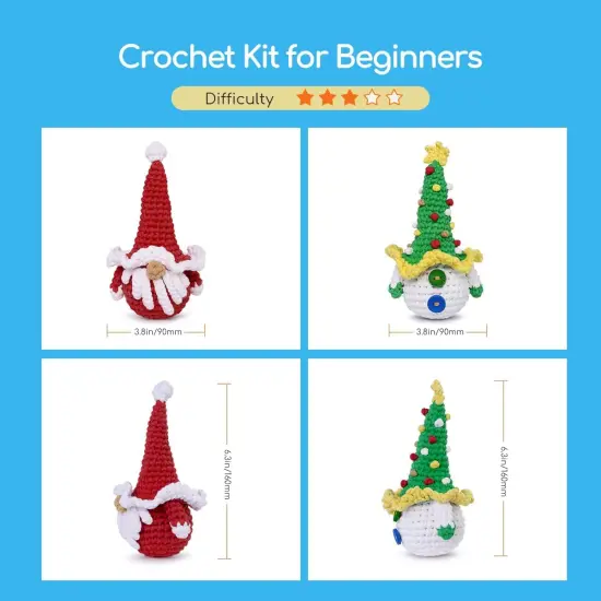 Christmas Crochet Kit (Santy Snow) {2}
