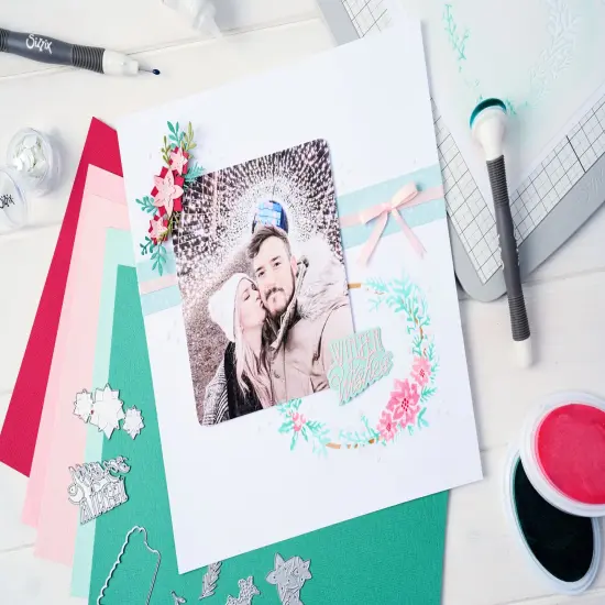 Sizzix A6 Layered Stencils 4/Pkg By Jen Long-Winter Wishes #3 {5}