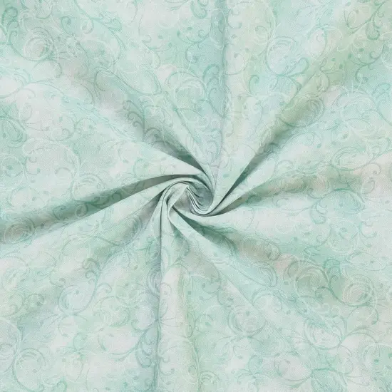 Mook Fabrics Elegance Cotton Fabric [45 in. Wide] - By The Yard Mint {2}