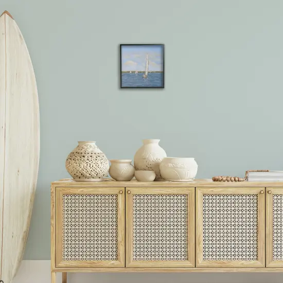 Stupell Industries Sailing Summer Waves Framed Giclee By Tim Coffey {2}