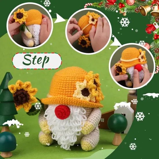 Crochet Starter Kits with Step-by-Step Tutorials Videos {4}