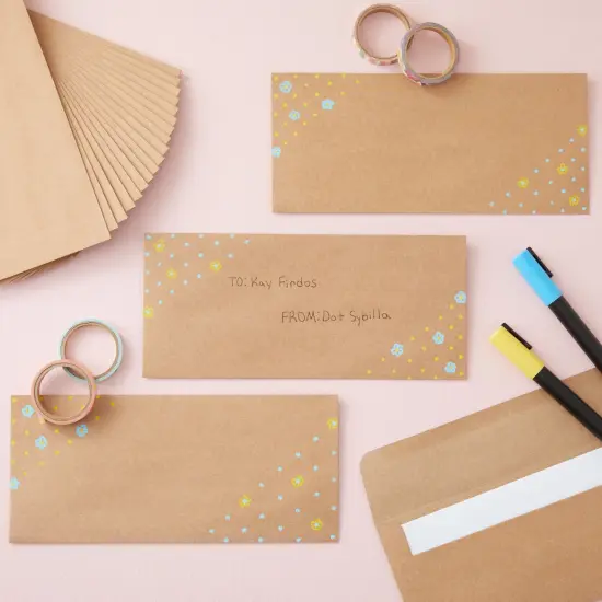 Juvale 100-Pack #10 Brown Kraft Paper Business Envelopes Bulk for Checks, Invoices, Gift Certificates, Mailing Letters, Invitations, Documents, Forms, and Statements (4-1/8X9-1/2 in) {3}