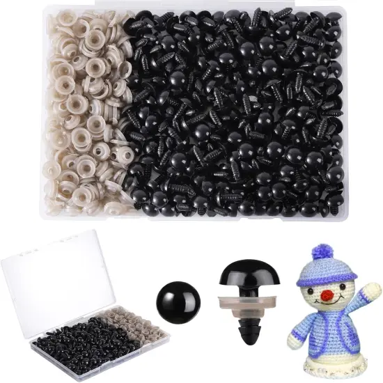 400pcs 12mm Safety Eyes for Amigurumi with Washers {1}