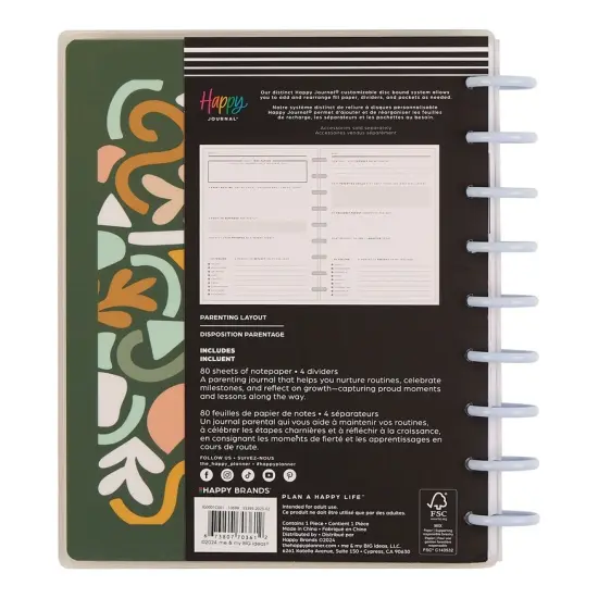 Happy Planner Classic Disc Bound Journal-Parenting {5}