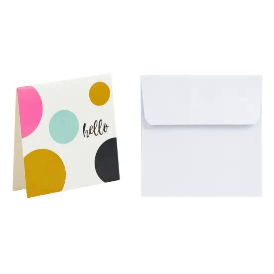 72 Pack Mini Note Cards with Envelopes and Stickers, All Occasions Greeting Cards for Flower Bouquets, Gifts, 24 Assorted Designs (2.5" x 2.5") Multicolor {6}