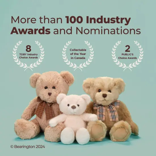 Bearington Collection Beige and Brown Dog Stuffed Animal 11 In - Puppy Stuffed Animals - Plush Dog Toys for Kids - Plushies, For Ages 1-14 {4}