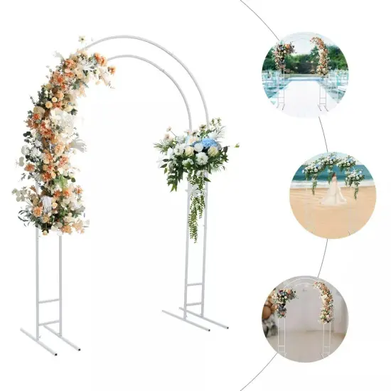 Metal Stand Arch 7.2ft Wedding Balloon Backdrop Party Stand For Garden Outdoor {3}