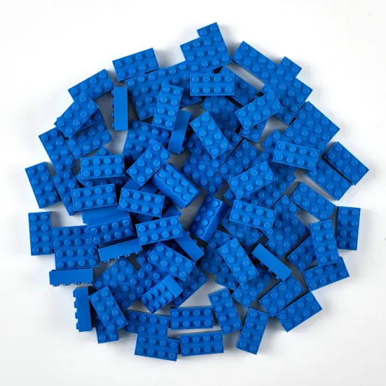 Strictly Briks Classic Bricks Starter Kit, Blue, 96 Pieces, 2x4 Studs, Building Creative Play Set for Ages 3-14, 100% Compatible with All Major Brick Brands {1}
