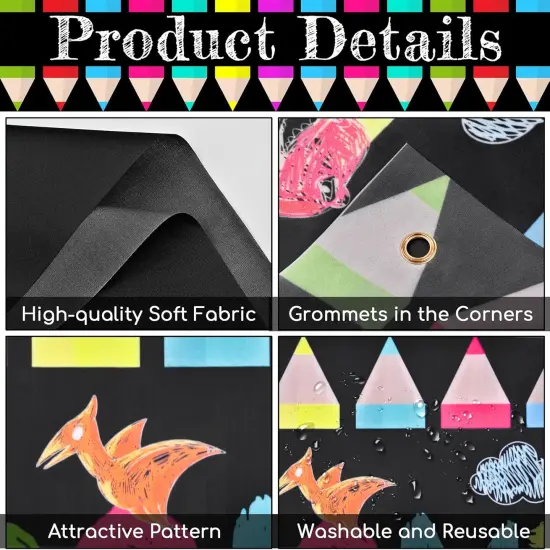 2 Pack Welcome Back To School Bulletin Banner Decoration 38.5&times;13.7 Inch {2}