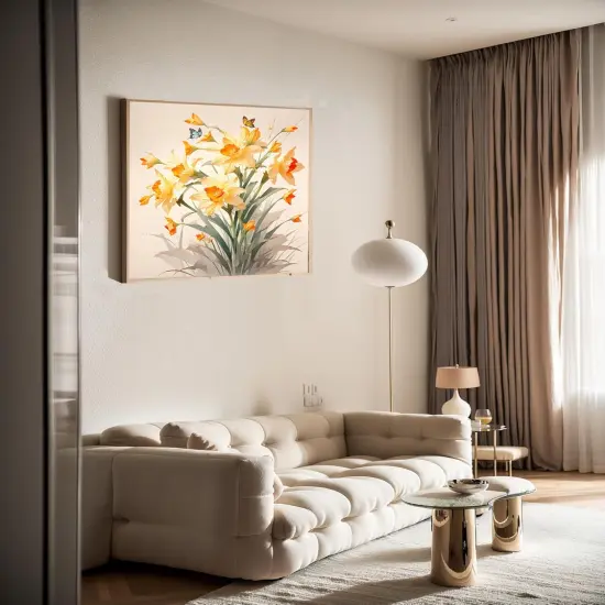 Paint by Numbers Kit for Adults Beginner, DIY Acrylic Painting Art on Canvas (16x20 Inch, No Frame, Flower and Butterflies) {4}