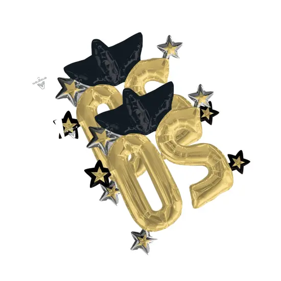 Celebrate 50 Upright Foil Balloon 21 Inch Air Fill Only {3}