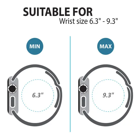 Insten Crystal Clear Watch Band with Rugged Bumper Case For Apple Watch 44mm 42mm Series SE 6 5 4 3 2 1, Replacement Soft TPU Transparent Strap, Clear Black {6}