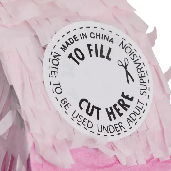 BLUE PANDA Number 8 Pinata, Pink and Gold for Kids Ages 3-14 Birthday Party Decorations, Fiesta, Anniversary Celebration, Small (16.5 x 11 x 3 In) {5}