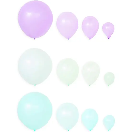 Balloon Kit for Garland Arch, Pastel Garland, Fringe Curtain for Birthdays and Baby Showers (218 Pieces) Multicolor {4}